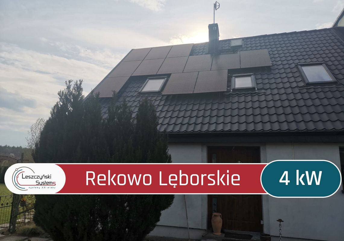 Rekowo Lęborskie fotowoltaiczna instalacja słoneczna Lębork