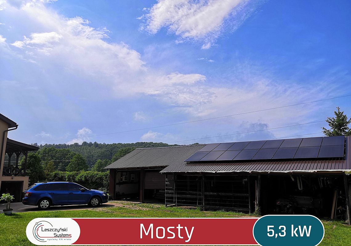Mosty fotowoltaika lębork elektrownia słoneczna pomorskie mój prąd