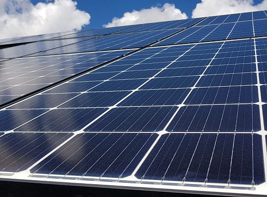 Dzięcielec - Panele słoneczne